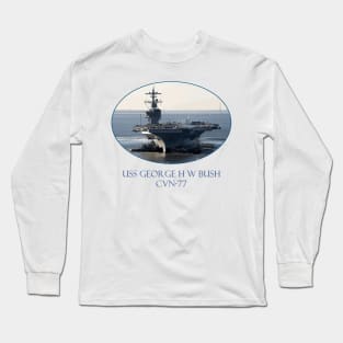 USS George H W Bush  CVN-77 Long Sleeve T-Shirt